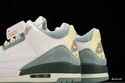 “ Air Jordan DT8532-130 3 GREEN WHITE 0712